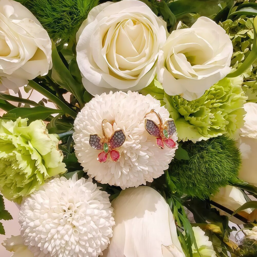 Swarovski's new butterfly earrings